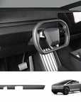 Cybertruck Dashboard Covers ABS Plastic (2 Pieces) - Hydro Carbon Fiber Coated - Matte