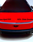 Cybertruck Front Lightbar & Headlight Protection Xpel Film (3 Piece) - Clear, Smoked, or Colored