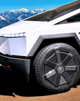 Cybertruck All-Terrain Full Carbon Fiber Wheel Cap Replacement - Real Dry Molded Carbon Fiber