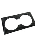 2024+ | Model 3 Highland Refreshed Backseat Cupholder Cover ABS Plastic - Hydro Carbon Fiber Coated