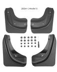2017+ | Model 3 & Y Mud Flaps Bendable & Flexible - Screwless (Gen. 2) - Set of 4