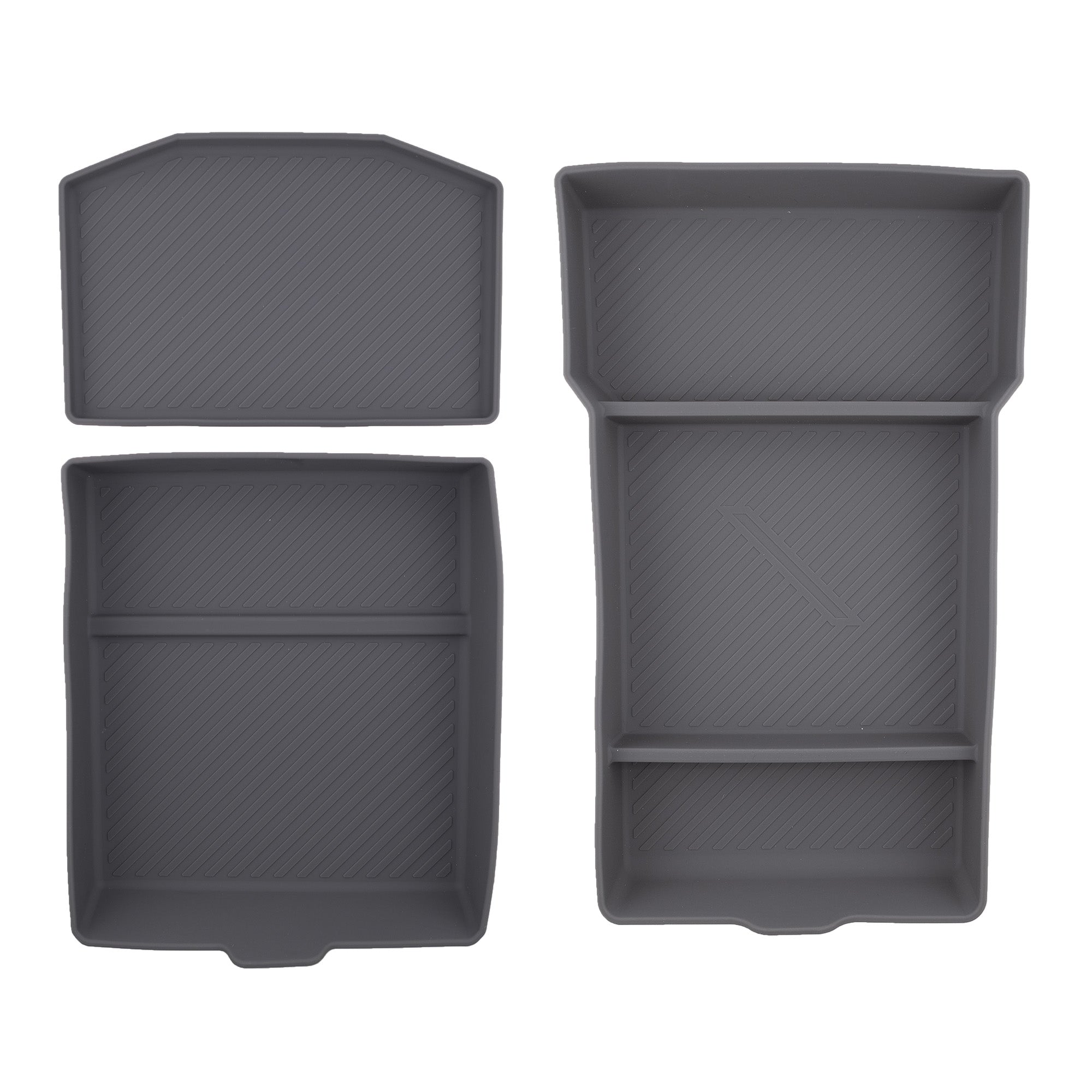 2024+ | Model 3 Center Console & Armrest Silicone Liners (3 Pieces) - Variety*