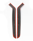 2026+ | Model Y Juniper Refreshed Center Console Side Panel Overlays (2 Pieces) - Real Dry Molded Carbon Fiber