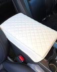 Model 3 & Y Padded Armrest Cover - Black & White