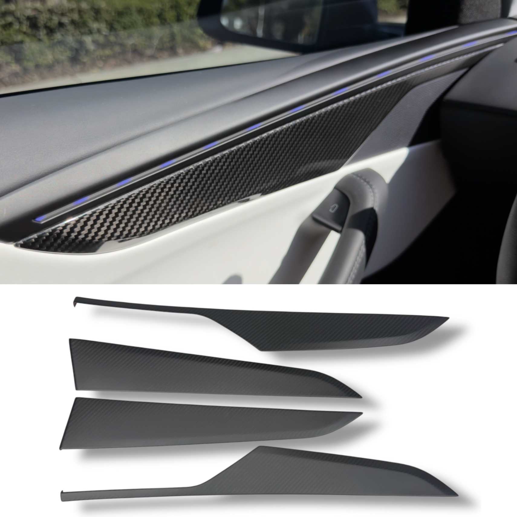 2026+ | Model Y Juniper Refreshed Performance Style Door Panel