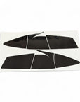 2022+ Model S Smoked & Clear Tail Light TPU Protection Film Wrap (6 Piece Kit)