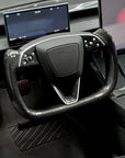 2026+ | Model Y Juniper Carbon Fiber Heated Yoke Steering Wheel Upgrade – Real Molded Carbon Fiber