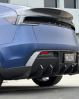 2026+ | Model Y Juniper Colossal Full Rear Diffuser Replacement - Real Dry Molded Carbon Fiber