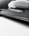 2016+ | Model X Lower Door Panel Trims - Real Molded Carbon Fiber (4 Pieces)