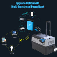 Model S3XY Trunk Refrigerator / Freezer on Wheels - 32 Quart & Optional Quart Capacity Battery Powered Option