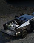 Cybertruck Rear Cargo Bed Storage Net with Pocket - Vertical Type