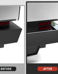 Cybertruck Rear Bumper Guard Step Plates - Glossy Black
