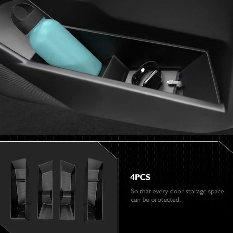 AUTOTSLBST Door Side Storage Box Compatible With Tesla Model 3 Accessories,4PCS - View #2