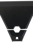 Cybertruck Rearview Full Overlay ABS Plastic (2 Pieces) - Hydro Carbon Fiber Coated - Matte