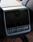 2024+ | Model 3 Highland Refreshed Rear Seat A/C Cover Performance/Plaid Inspired - Matte Carbon ABS
