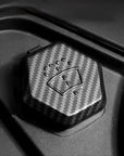 Cybertruck Windshield Wiper Fluid Reservoir Cap ABS Plastic - Hydro Carbon Fiber Coated