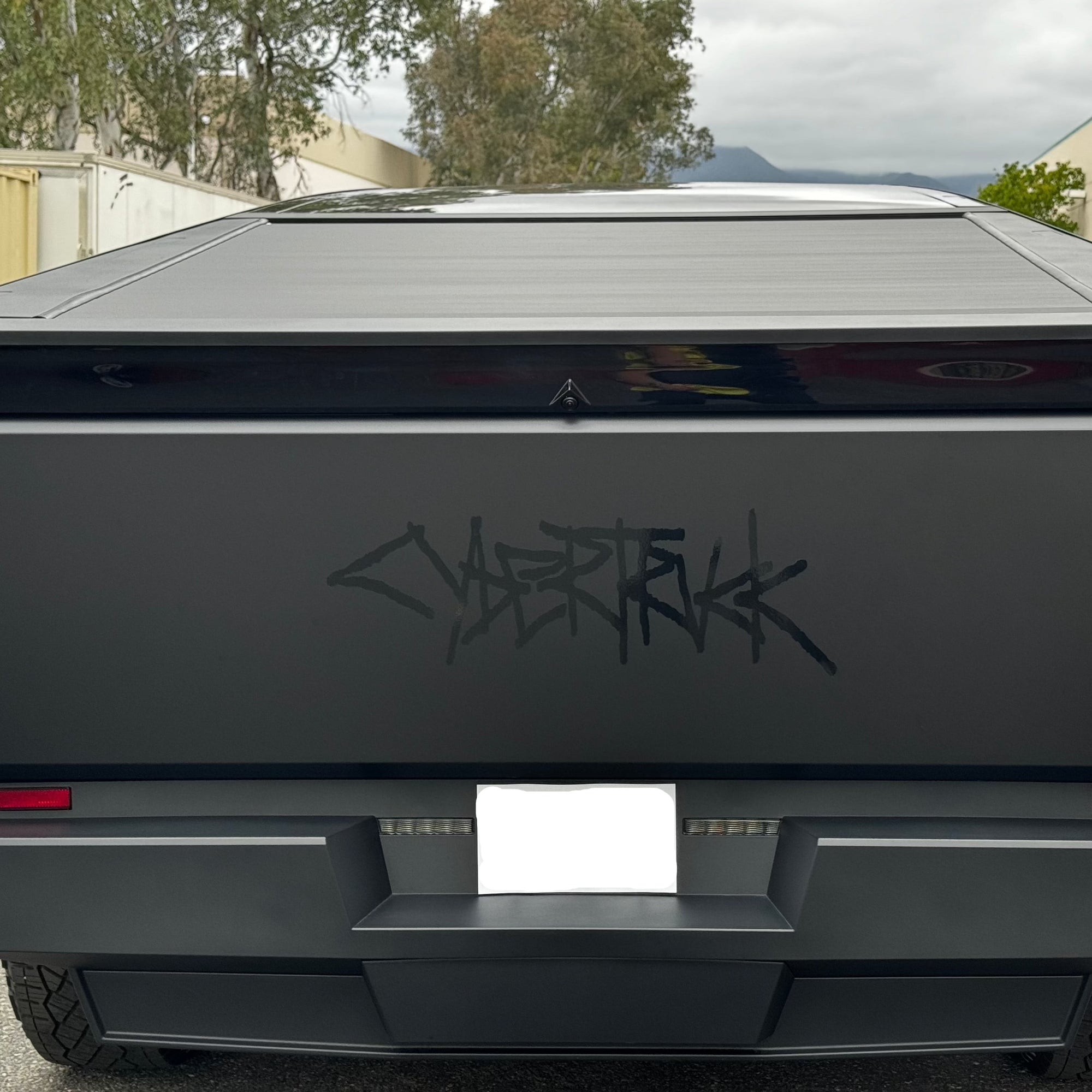 Cybertruck / Cyberbeast Tailgate Vinyl Logo Decal - Variety*