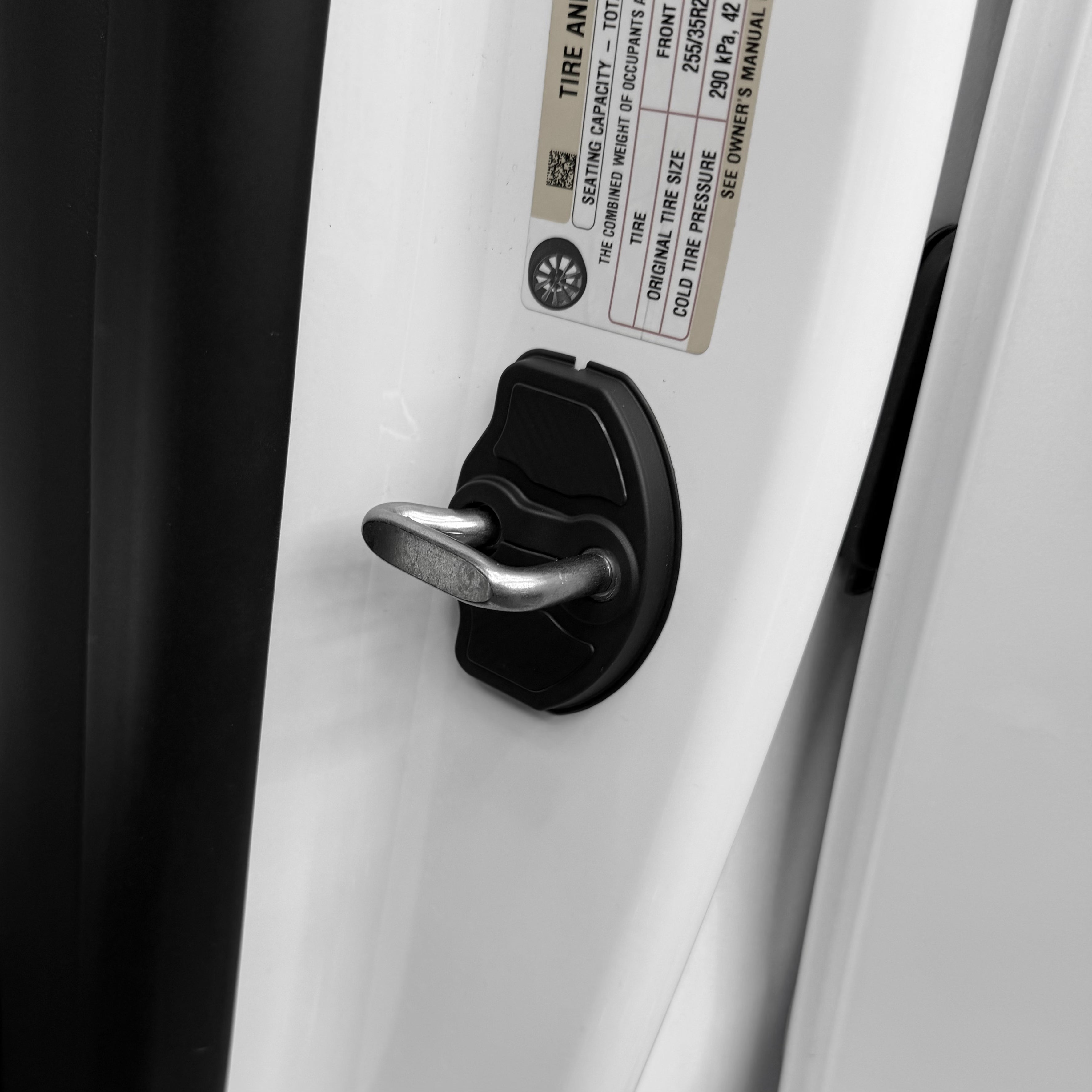 Model 3 & Y Door Lock Latch Strikes Cover (4 Pieces) - Silicone