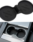 Model S3XY Dual Cup Holder Liner with Easy Grab Handle - Black