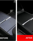 2024+ | Model 3 Center Console Vinyl (3 Piece Kit) - Matte Black