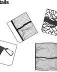 Cybertruck Rear Cargo Full Bed - Horizontal Safety Net