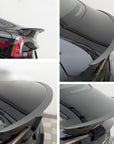 2024+ | Model 3 Highland Refreshed Blade Spoiler Abs Plastic - Hydro Carbon Fiber Coated Matte