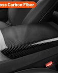 2024+ | Model 3 Highland Refreshed Armrest Cover ABS Plastic - Hydro Carbon Fiber Coated - Variety*