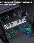 2024+ | Model 3 Highland Refreshed Center Console USB A+C 4 Port Hub Adapter 65W Fast Charger