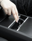 2026+ | Model Y Juniper Refreshed Center Console Vinyl (3 Piece Kit) - Carbon Look