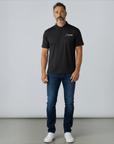 RPM Tesla Premium Studio Polo - RPM Chest & Tesla Sleeve Logo - Black or White