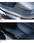 2024+ | Model 3 Highland Refreshed Door Sill Strip Protectors Full Cover (4 Pieces)