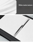 2025+ | Model Y Juniper Refreshed Center Console Vinyl (3 Piece Kit) - Matte White