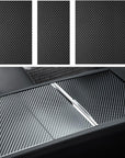 2026+ | Model Y Juniper Refreshed Center Console Vinyl (3 Piece Kit) - Carbon Look