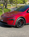 2026+ | Model Y Juniper Refreshed Foglight Canards/Eyelids (1 Pair) - Real Molded Carbon Fiber