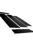 Cybertruck Rear Bumper Guard Step Plates - Glossy Black