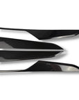 2026+ | Model Y Juniper Refreshed Performance Style Door Panel Trim Overlays - Real Dry Molded Carbon Fiber (2x2 Twill)