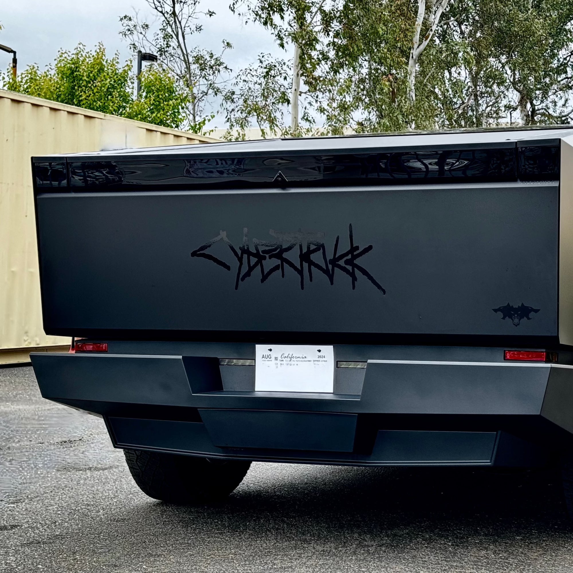 Cybertruck / Cyberbeast Tailgate Vinyl Logo Decal - Variety*