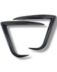 2026+ | Model Y Juniper Refreshed Foglight Canards/Eyelids (1 Pair) - Real Molded Carbon Fiber