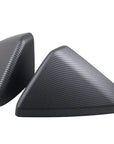 Cybertruck Side View Mirror Caps ABS Plastic (1 Pair) - Hydro Carbon Fiber Coated