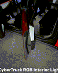 Cybertruck Interior & Door LED Colored Lighting Upgrade Kits - RGB-W with IR Remote