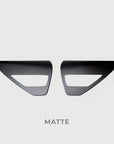 Model 3 & Y Charging Port Overlay (1 Pair) - Real Molded Carbon Fiber