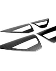 Model 3 & Y Charging Port Overlay (1 Pair) - Real Molded Carbon Fiber