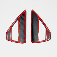 Model 3 & Y Charging Port Overlay (1 Pair) - Real Molded Carbon Fiber