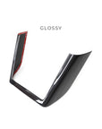 2021+ | Model S & X Charging Pad Frame Overlay - Real Molded Carbon Fiber