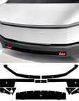 Cybertruck Front Bumper Kit Textured Vinyl Armor (10 Pieces) Spray-On Bed Liner Look