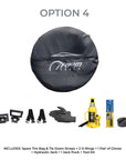 Cybertruck Spare Wheel & Tire Kit with Cover, Strap, Tool Kit & Hydraulic Jack