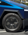 Cybertruck All-Season Full Carbon Fiber Wheel Cap Replacement - Real Dry Molded Carbon Fiber