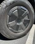 Cybertruck All-Season Full Carbon Fiber Wheel Cap Replacement - Real Dry Molded Carbon Fiber