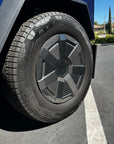 Cybertruck All-Season Full Carbon Fiber Wheel Cap Replacement - Real Dry Molded Carbon Fiber