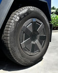 Cybertruck All-Season Full Carbon Fiber Wheel Cap Replacement - Real Dry Molded Carbon Fiber